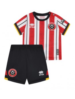 Sheffield United Replika Hemmakläder Barn 2024-25 Kortärmad (+ byxor)